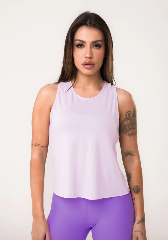 Cropped Feminino Lilás Aura Dlk ROXO / P