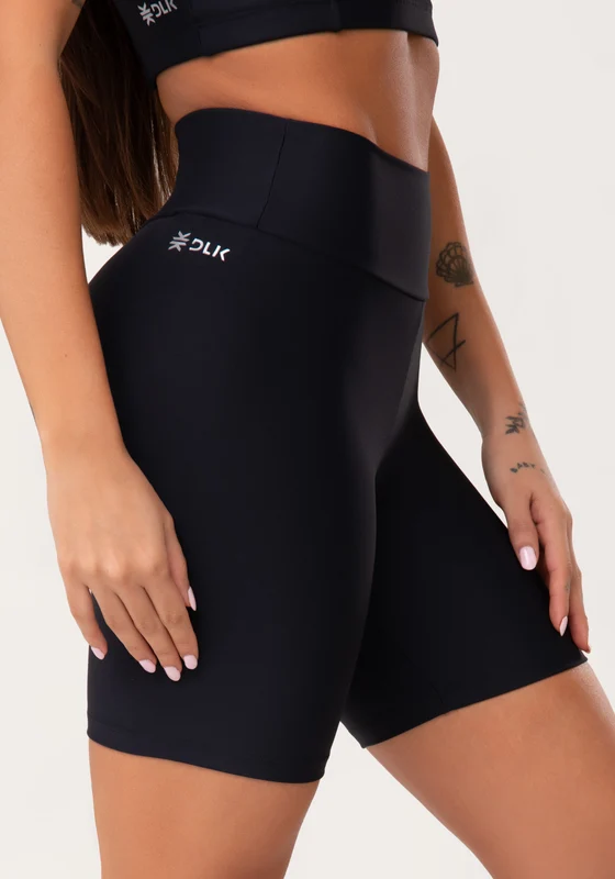 Bermuda Fitness Feminina Preto Aura Dlk PRETO / G