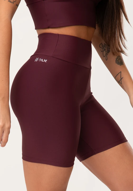Bermuda Fitness Feminina Vinho Aura Dlk VINHO / GG