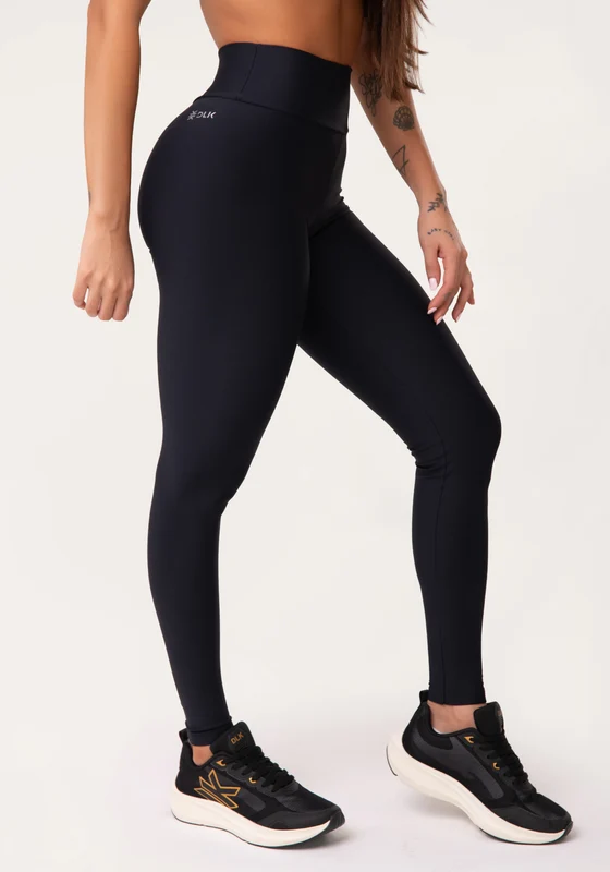 Legging Fitness Feminina Preto Aura Dlk PRETO / GG