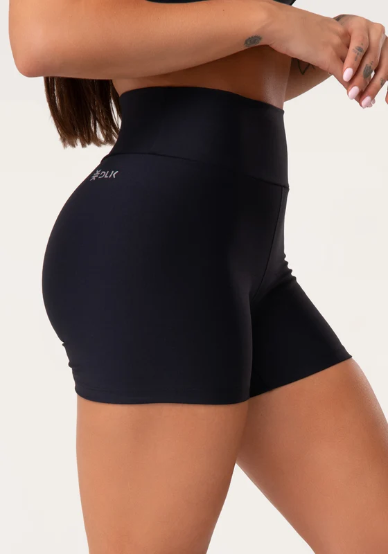 Short Fitness Feminino Preto Aura Dlk PRETO / GG
