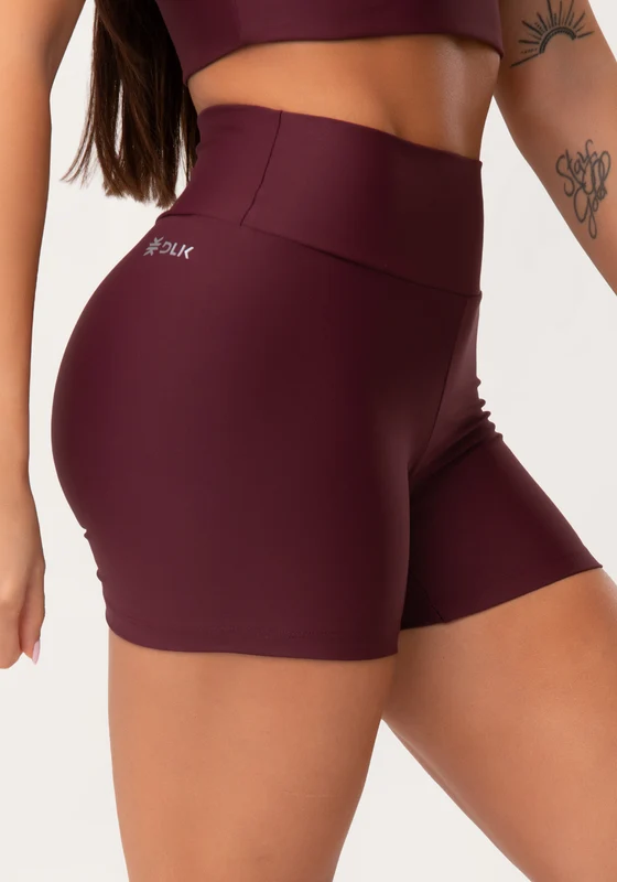 Short Fitness Feminino Vinho Aura Dlk VINHO / G