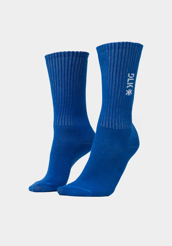 Meia Cano Longo Feminina Azul Dlk AZUL / U