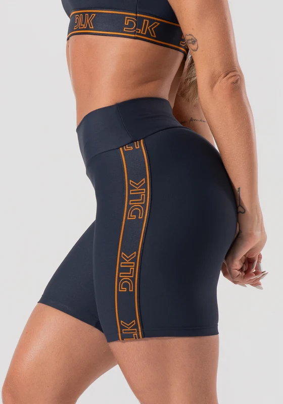 Bermuda Fitness Feminina Com Elástico Largo Lateral Activity Dlk Grafite CINZA / M