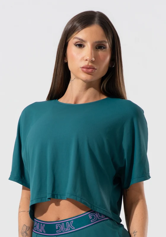 Cropped Feminino Com Elástico Nas Costas Activity Dlk Verde VERDE / P