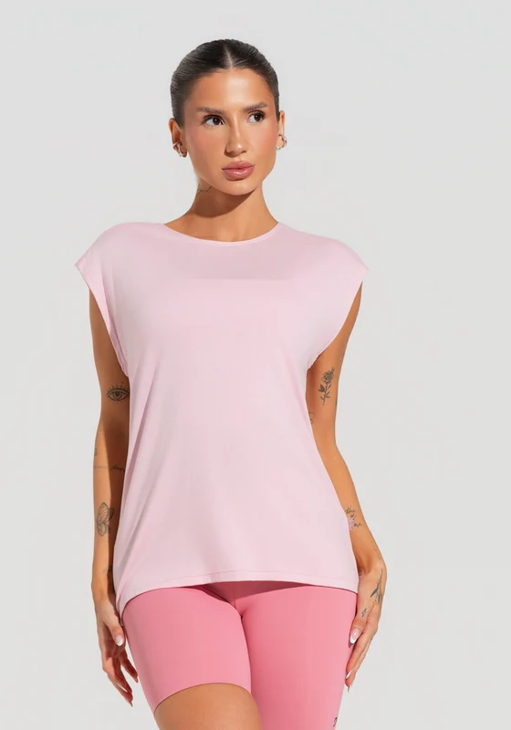 Blusa Feminina Com Manga Curta Soul Dlk Rosa ROSA / G