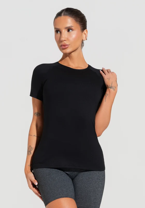 Blusa Feminina com Manga Raglan Soul Dlk Preto PRETO / G
