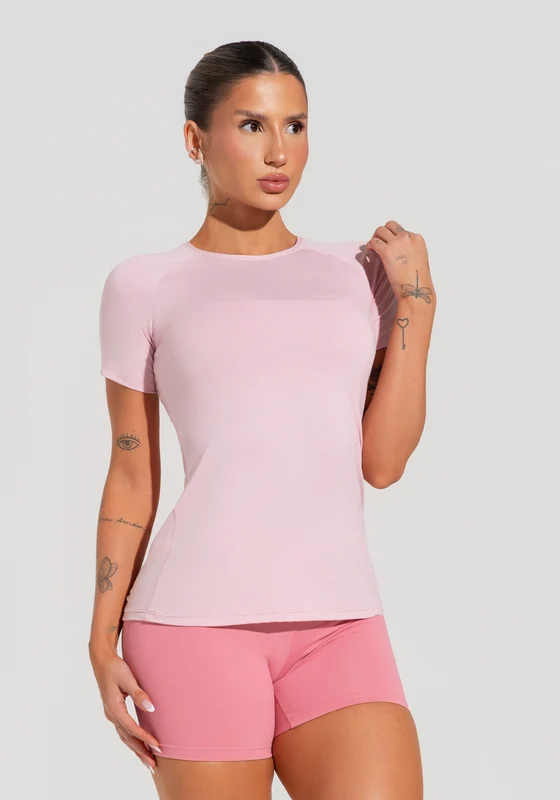 Blusa Feminina Com Manga Raglan Soul Dlk Rosa ROSA / M
