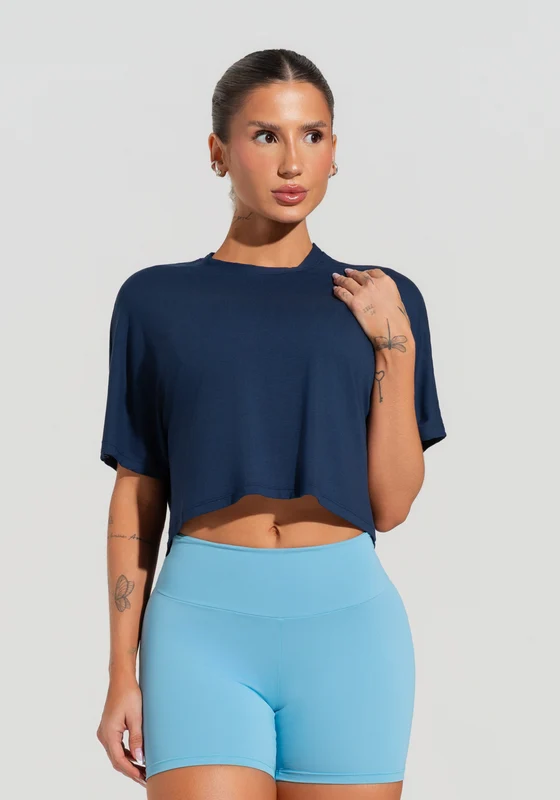 Cropped Feminino Soul Dlk Azul Marinho AZUL MARINHO / P