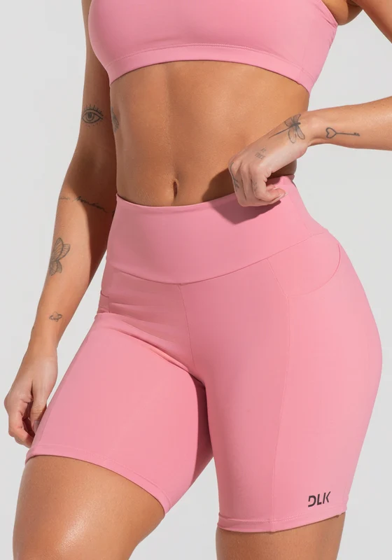 Bermuda Fitness Feminina Com Bolsos Soul Dlk Rosa ROSA / M