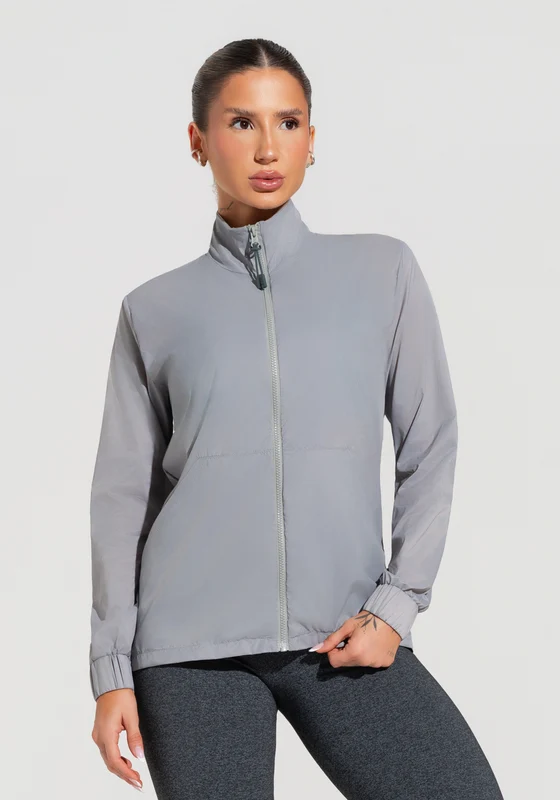 Casaco Corta Vento Fitness Feminino Soul Dlk Cinza CINZA / G