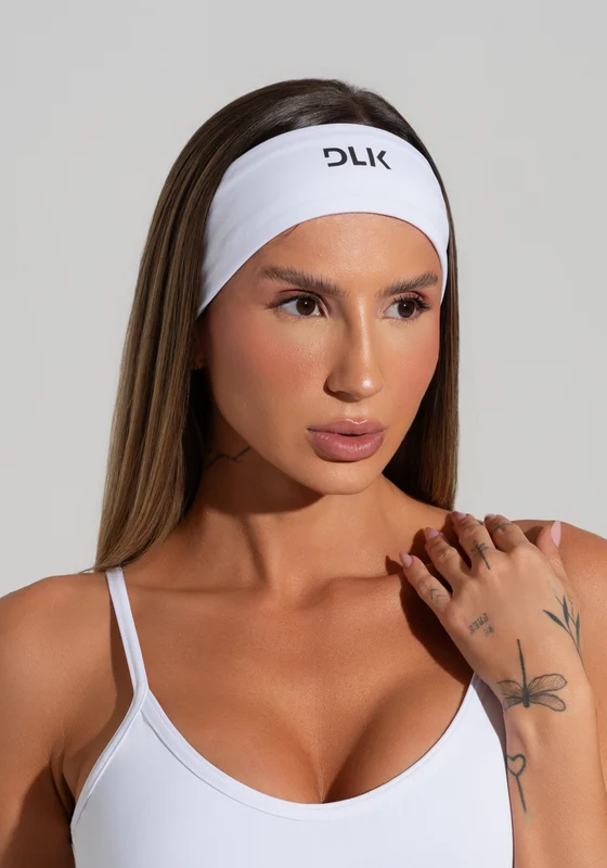 Faixa De Cabelo Esportiva Feminina Soul Dlk Branco BRANCO / U