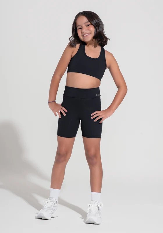 Bermuda Infantil Básica Dlk Preto PRETO / 7/8
