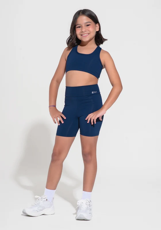 Top Nadador Infantil Básico Dlk Azul Marinho AZUL MARINHO / 7/8