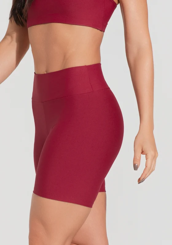 Bermuda Fitness Feminina Vermelho Cereja Aura Dlk CEREJA / M