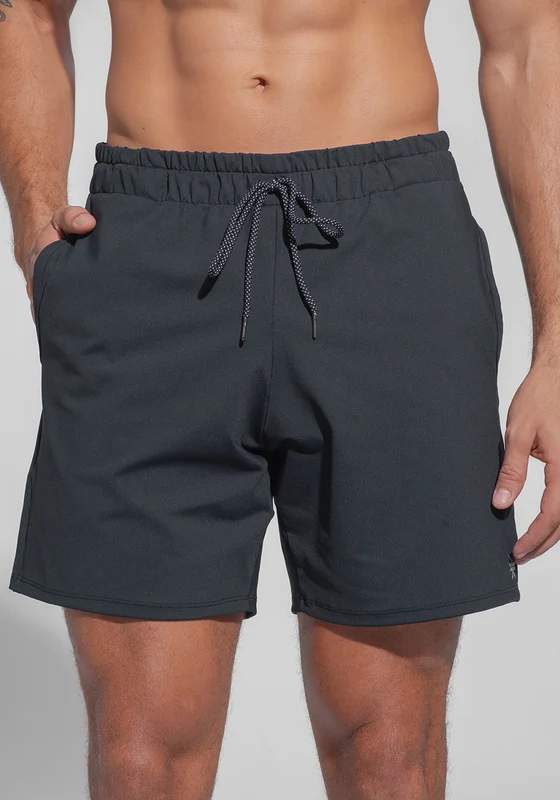 Short Fitness Masculino com Bolsos Dlk Preto PRETO / G