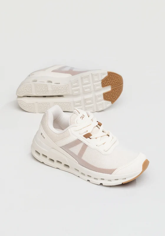 Tênis Esportivo Feminino com Detalhe No Solado Dlk Off White e Caramelo OFF WHITE / 36