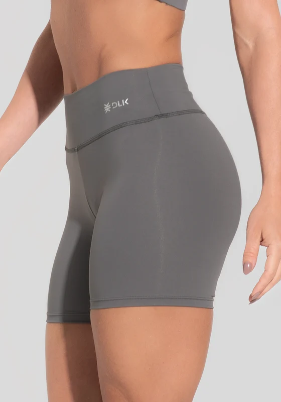 Short Fitness Feminino Cinza Básico Dlk CINZA / G