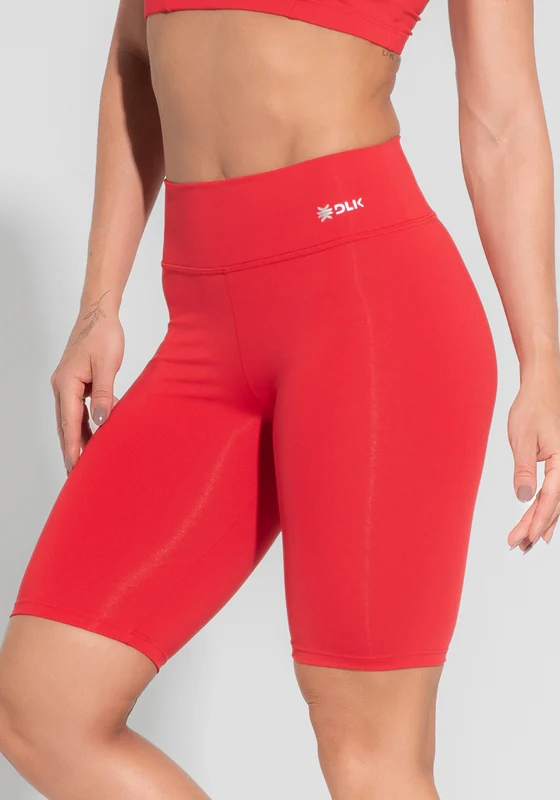 Bermuda Fitness Feminina Vermelho Básica Dlk VERMELHO / M