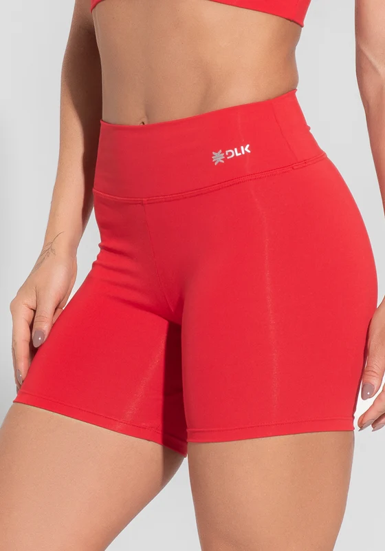 Short Fitness Feminino Vermelho Básico Dlk VERMELHO / G