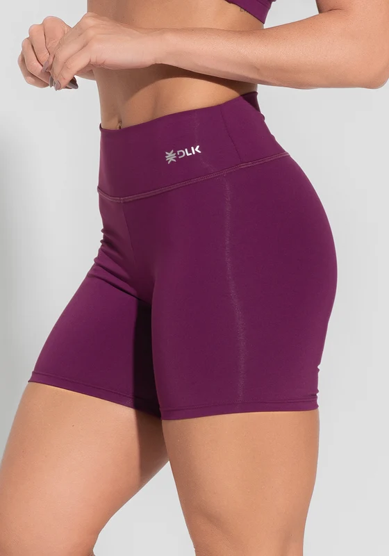 Short Fitness Feminino Roxo Básico Dlk ROXO / GG