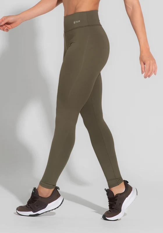 Legging Fitness Feminina Verde Básica Dlk VERDE / G