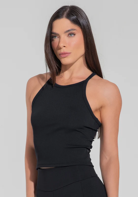 Camiseta Feminina Nadador Canelada Motion Lines Dlk Preto PRETO / GG