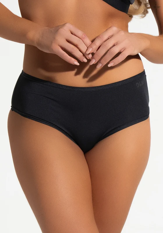 Calcinha Boyshort Poliamida Intimate Dlk Preto PRETO / M