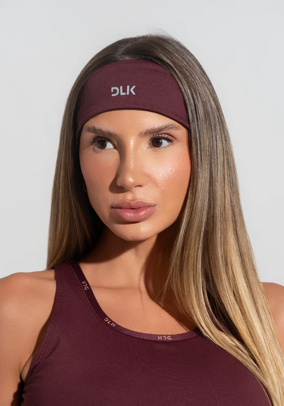 Faixa De Cabelo Esportiva Activity Dlk Vinho VINHO / U