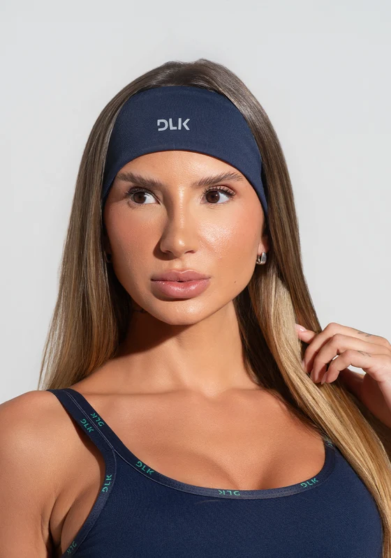 Faixa De Cabelo Esportiva Activity Dlk Azul Marinho AZUL MARINHO / U