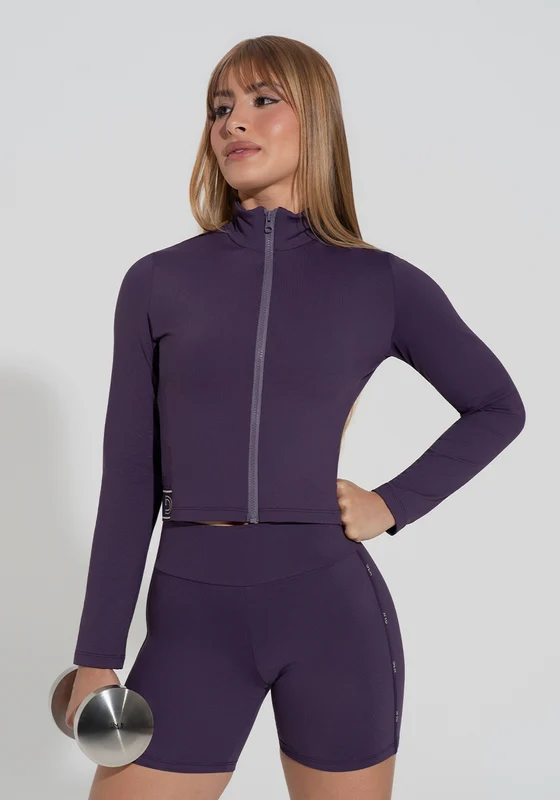Casaco Fitness Feminino com Elástico Activity Dlk Roxo ROXO / P