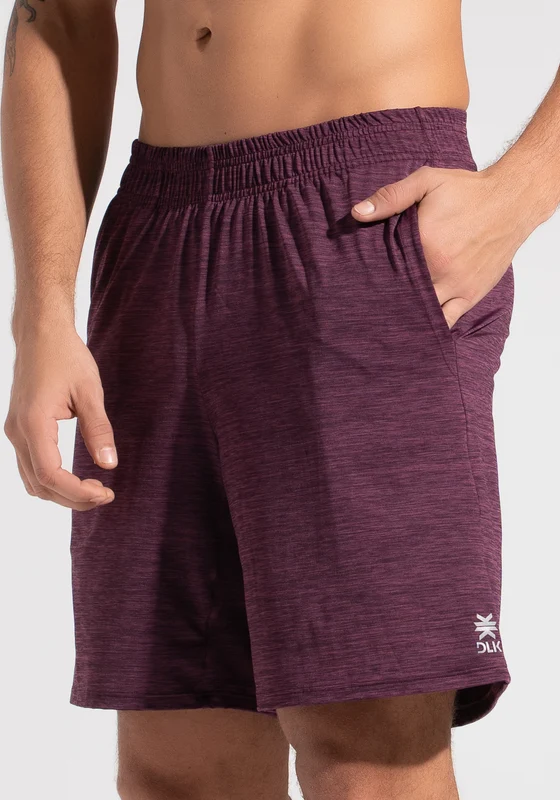 Bermuda Fitness Masculina Mescla Dlk Vinho VINHO / GG