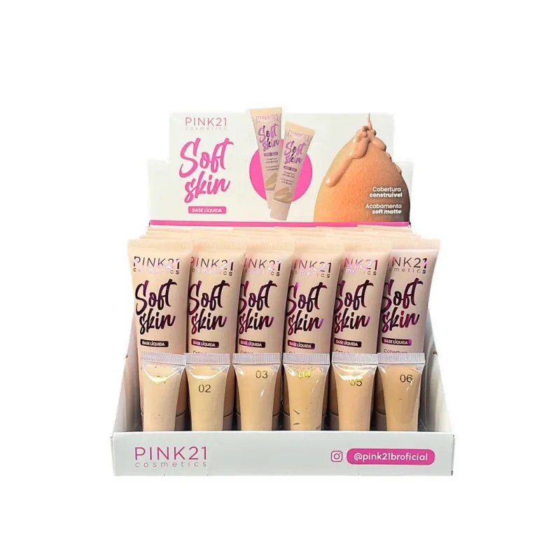 Base Soft Skin Matte C/24 Unid - Pink 21 (CS4856)