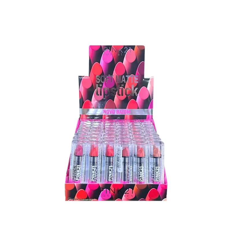 Batom Matte C/ 48 Unid - Pink 21 (CS3603)