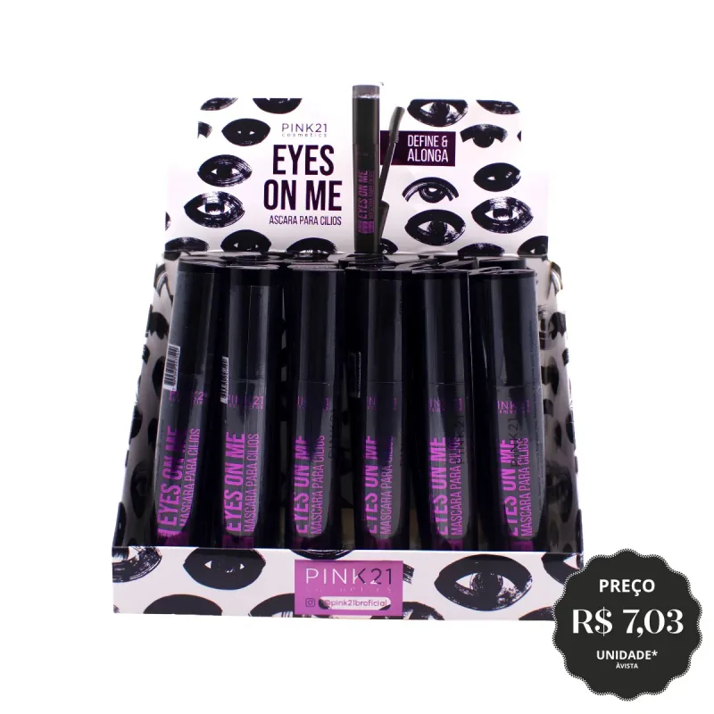 MASCARA PARA CILIOS EYES ON ME PINK 21 CS5035 DP24