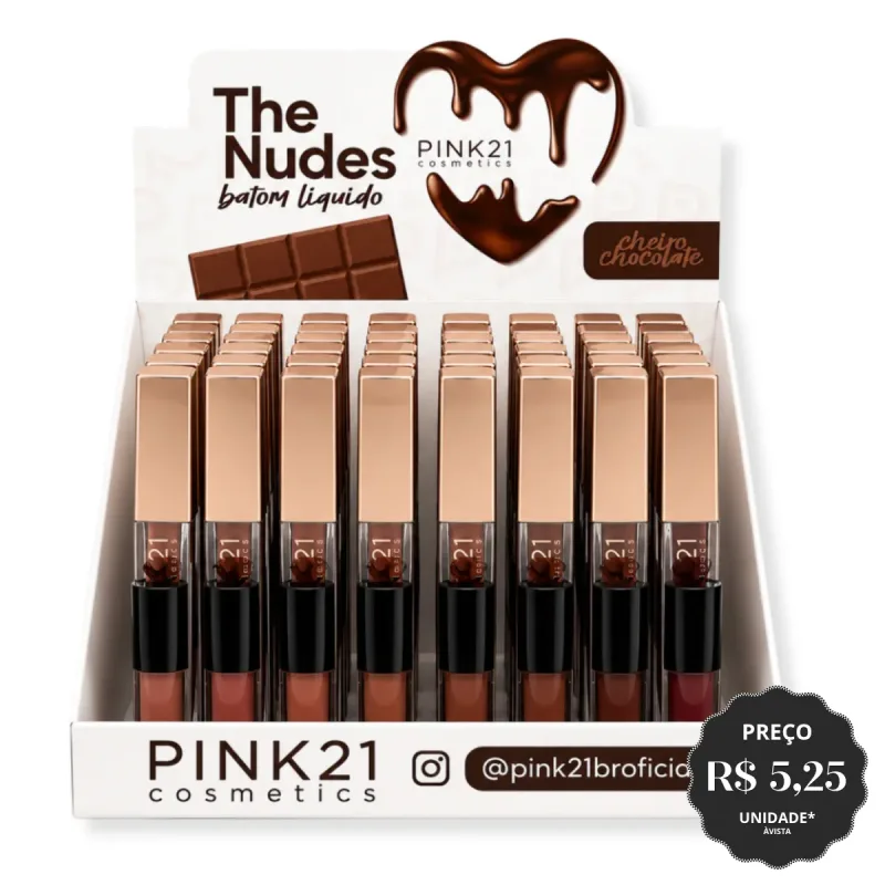 BATOM LIQUIDO THE NUDES PINK21 CS5725 DP48