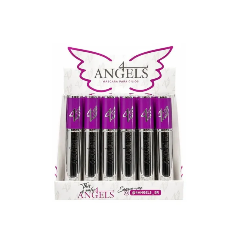Máscara Para Cílios Volume e Define C/24 Unid - 4Angels (BR1236)