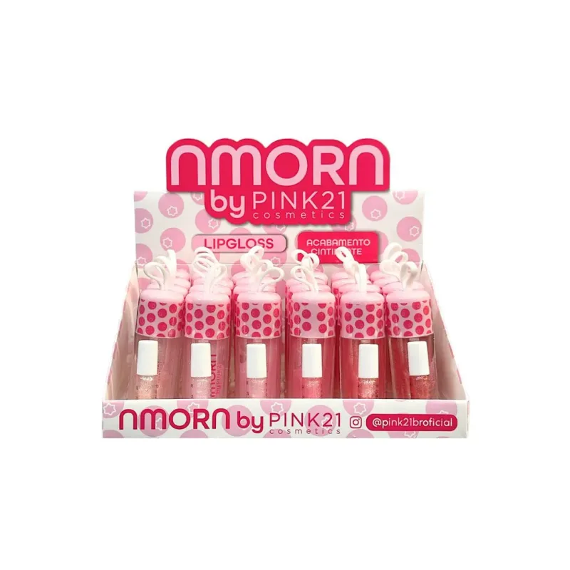 Lip Gloss Amora C/24 Unid - Pink 21 (CS7043)