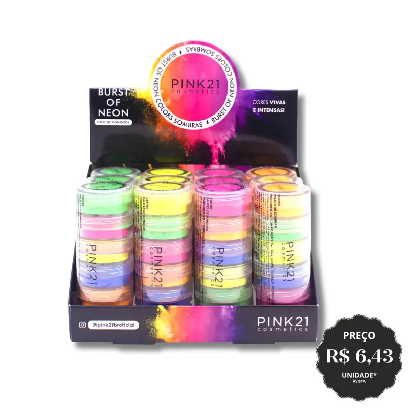 PALETA DE SOMBRAS BURST OF NEON PINK21 CS5459 DP12