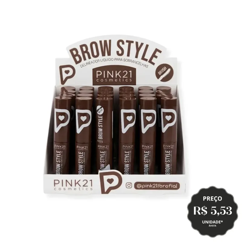 DELINEADOR LIQUIDO BROW STYLE PINK 21 CS6555 DP24