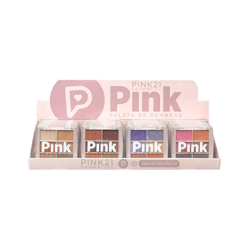 Paleta de Sombras C/24 Unid - Pink 21 (CS6472)