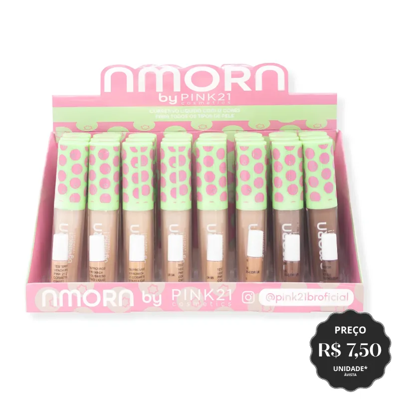 CORRETIVO LIQUIDO PINK 21 CS6377 DP24