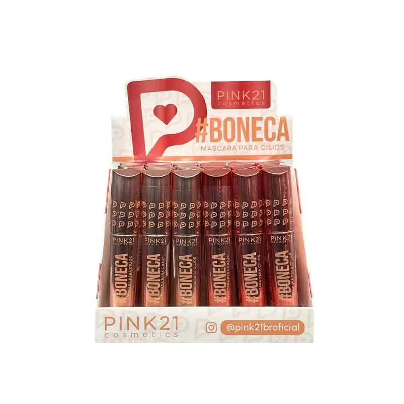 Máscara Para Cílios Boneca C/24 Unid - Pink 21 (CS7057)