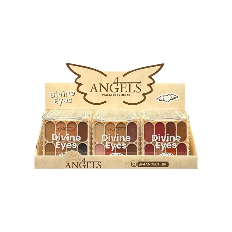 Paleta de Sombras Divine Eyes C/24 Unid - 4Angels (BR1247)