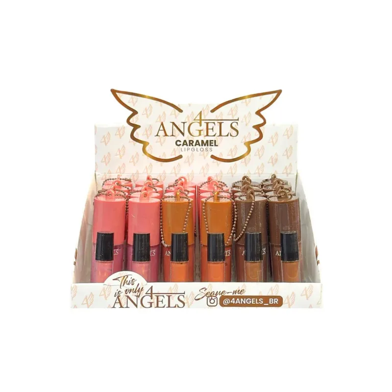 Lip Gloss Caramel C/24 Unid - 4Angels (BR1260)