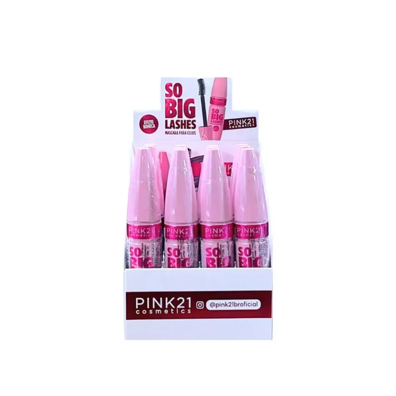 Máscara Para Cílios So Big Lashes C/12 Unid - Pink 21 (CS5834)