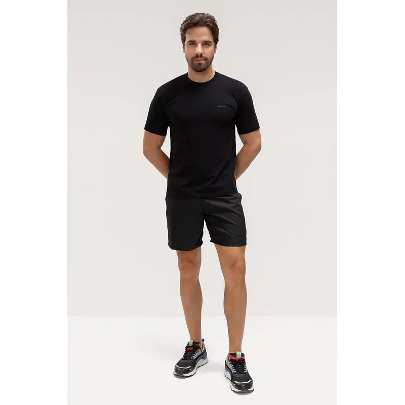 BERMUDA SOFT TECH MASCULINA - ESSENTIALS 26 - PRETO GG