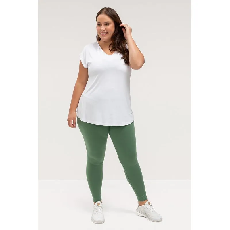 CALÇA LEGGING HIGH COMPRESSION PLUS SIZE - ESSENTIALS 26 - HERB G/L