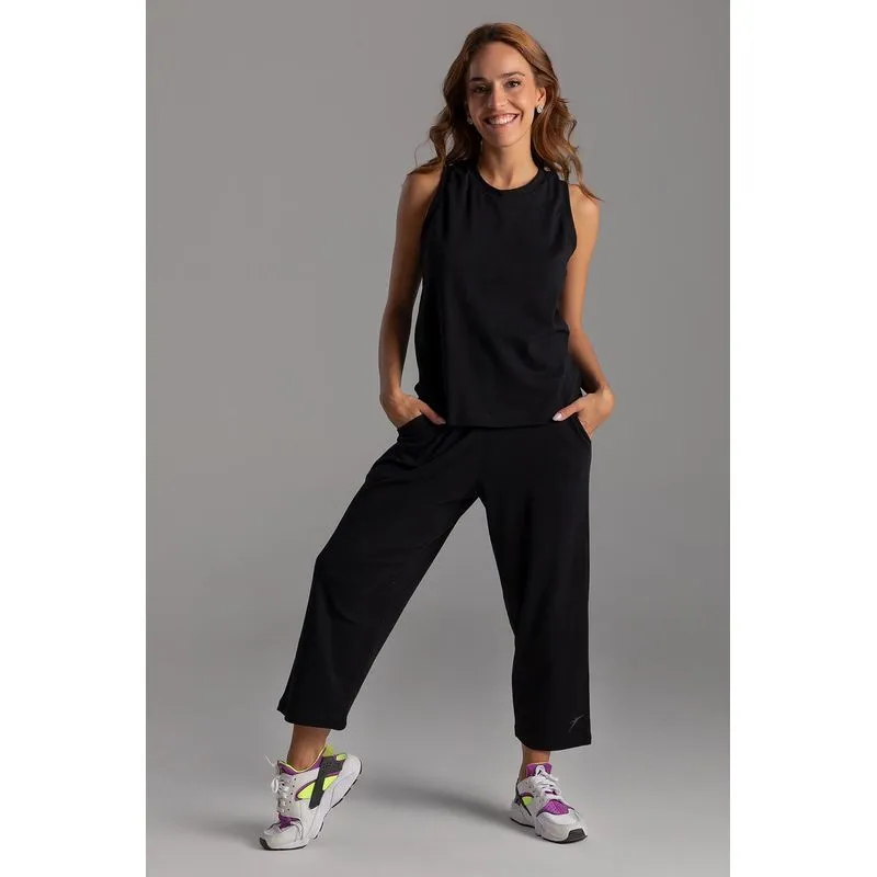 BLUSA SOFT FLOW ACTIVE ADULTO - PRETO G