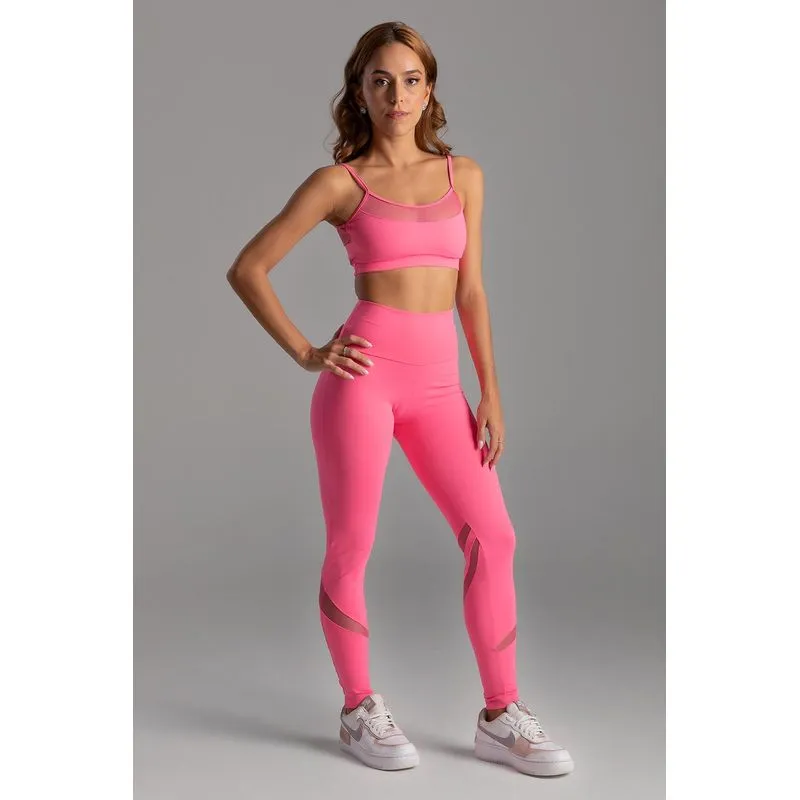CALÇA EMANA® AIR ACTIVE ADULTO - SD2436 - ROSA SHINE GG